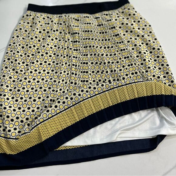 Liz Claiborne Navy and Yellow Skirt - Picture 4 of 6